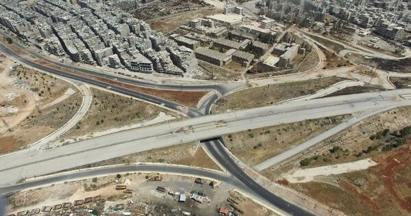 ورودی اصلی به حلب از سمت جنوب غرب در محله صالح الدین - اسپوتنیک ایران  