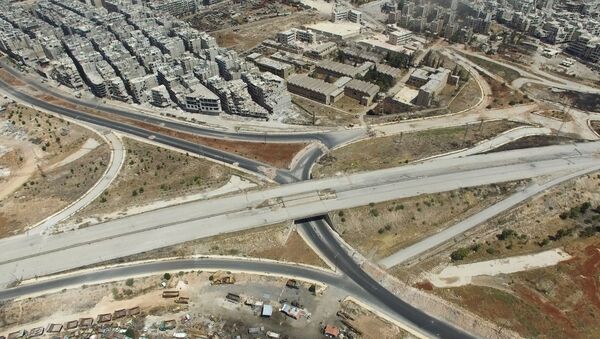 Основной въезд в Алеппо с юго-западной стороны, квартал Салахеддин - اسپوتنیک ایران  