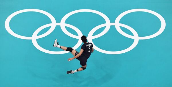فرهاد قائمی والیبالیست ایران در بازی های المپیک ریو د ژانیرو - اسپوتنیک ایران  