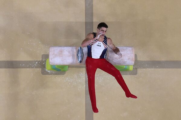 کریستوفر بروکس ژیمناست آمریکایی در بازی های المپیک ریو د ژانیرو - اسپوتنیک ایران  