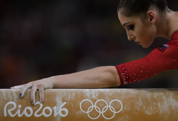 آلیا مصطفینا ژیمناست روسیه در مسابقات المپیک ریو د ژانیرو - اسپوتنیک ایران  