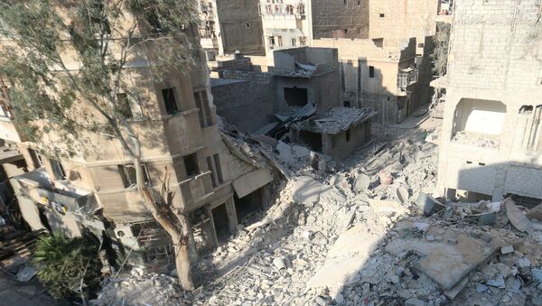 Разрушенные дома в сирийском городе  Алеппо - اسپوتنیک ایران  