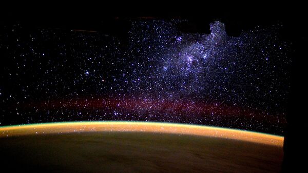 Снимок Млечного пути, сделанный американским астронавтом Тимом Пиком - اسپوتنیک ایران  