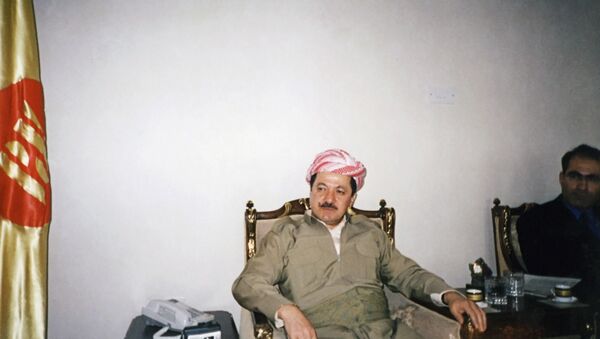 Лидер Демократической партии Курдистана Масуд Барзанн - اسپوتنیک ایران  