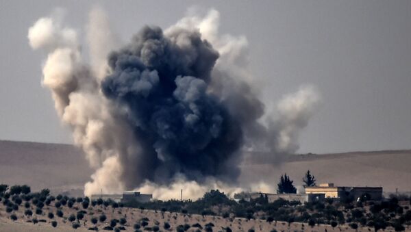ورود هشت تانک دیگر و ادامه حملات هوایی ترکیه به منطقه جرابلس سوریه - اسپوتنیک ایران  