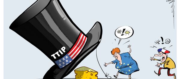 протест против ttip - اسپوتنیک ایران  