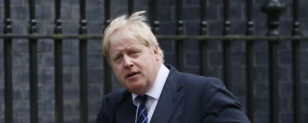 حرکت عجیب بوریس جانسون و گیرافتادنش بین زمین و آسمان+ویدیو حرکت عجیب بوریس جانسون و گیرافتادنش بین زمین و آسمان+ویدیو - اسپوتنیک ایران