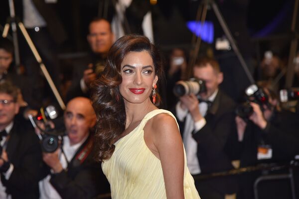 Адвокат и жена актера Джорджа Клуни Амаль Клуни Адвокат и жена актера Джорджа Клуни Амаль Клуни - اسپوتنیک ایران