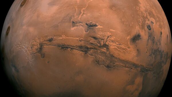 Вид из космоса на долины Маринер на Марсе - اسپوتنیک ایران  