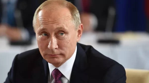 Президент РФ Владимир Путин во время встречи лидеров стран нормандской четверки в Берлине