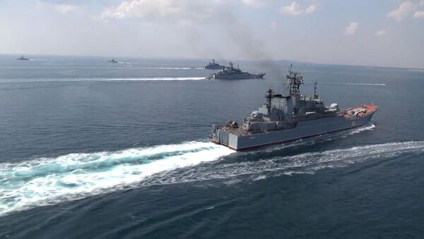 کشتی های ناوگان دریای سیاه و خزر روسیه - اسپوتنیک ایران  