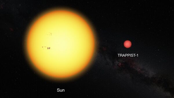 Comparison between the Sun and the ultracool dwarf star TRAPPIST-1 - اسپوتنیک ایران  