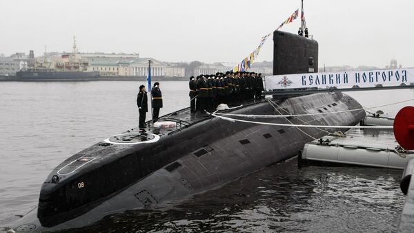 Передача ВМФ РФ дизель-электрической подводной лодки Великий Новгород - اسپوتنیک ایران  