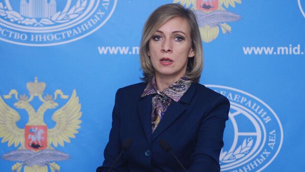 Официальный представитель министерства иностранных дел России Мария Захарова на брифинге - اسپوتنیک ایران  