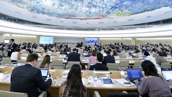 Заседание совета ООН по правам человека - اسپوتنیک ایران  