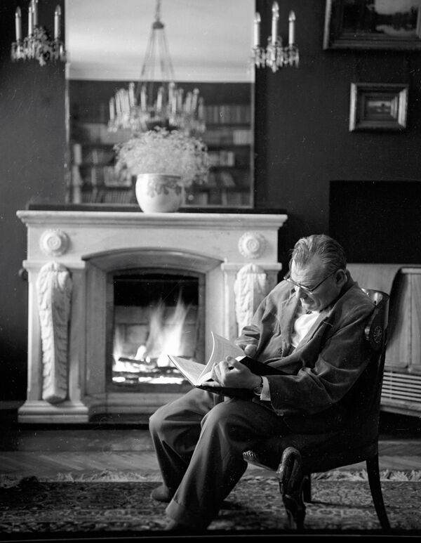 مجسمه ساز یوگنی وچتیچ در خانه خود مجسمه ساز یوگنی وچتیچ در خانه خود - اسپوتنیک ایران