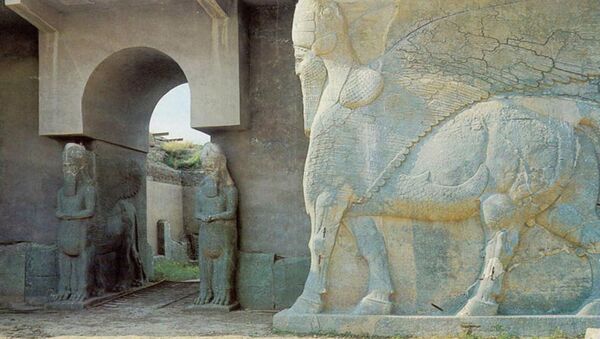 Древнейшие статуи в иракском городе Нимруде - اسپوتنیک ایران  