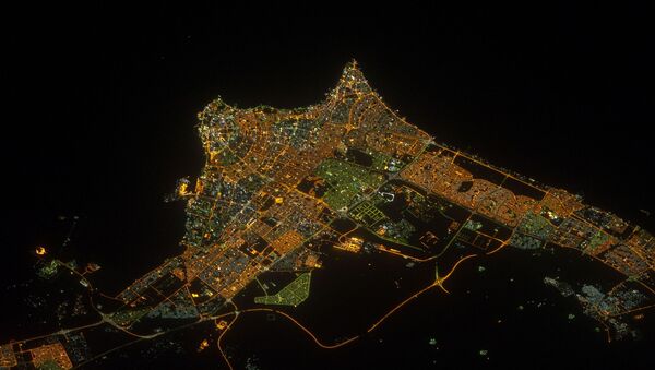 Ночной вид города Кувейт из космоса - اسپوتنیک ایران  