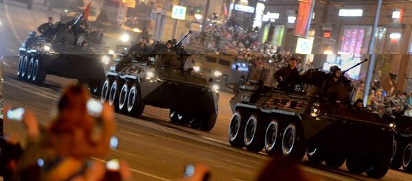 تمرین رژه پیروزی  در مسکو - اسپوتنیک ایران  