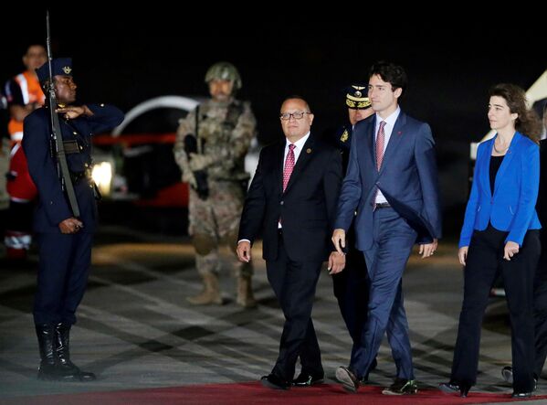 جاستین ترودو  نخست وزیر کانادا در اجلاس بین المللی آسیا – اقیانوسیه  در لیما پایتخت پرو - اسپوتنیک ایران  