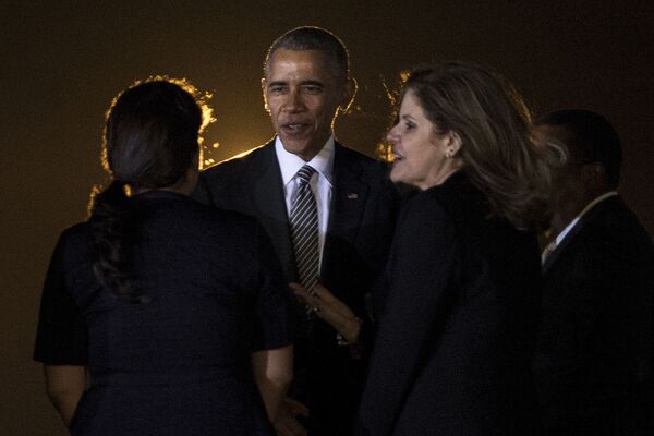 باراک اوباما، رئیس جمهور آمریکا در اجلاس بین المللی آسیا – اقیانوسیه  در لیما پایتخت پرو - اسپوتنیک ایران  