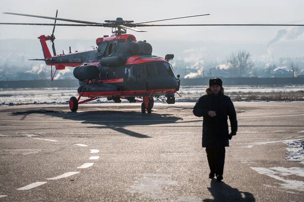پرواز آزمایشی بالگرد  قطبی «  Mi-8AMTSH-VA  »  ساخت روسیه در کارخانه هواپیماسازی اولان اوده - اسپوتنیک ایران  