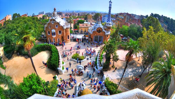 Парк Гуэля в Барселоне, Испания - اسپوتنیک ایران  