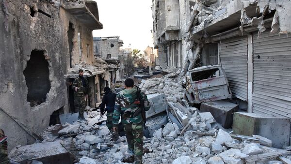 В разрушенном Алеппо, Сирия - اسپوتنیک ایران  