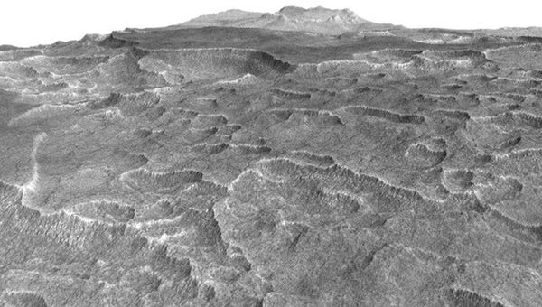 مدل عکس اقیانوس یخ زده  بر سطح مریخ - اسپوتنیک ایران  
