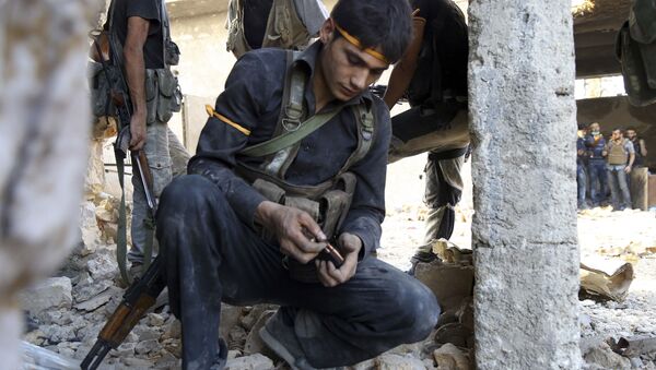 Бойцы сирийской оппозиции в районе города Алеппо - اسپوتنیک ایران  