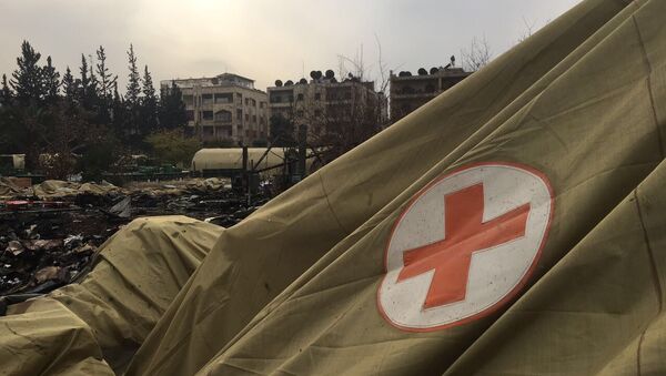 یک کارمند راشا تودی در حادثه بمباران بیمارستان حلب زخمی شد - اسپوتنیک ایران  