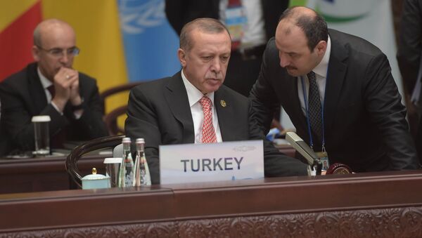 امضای قانون مربوط به تصویب توافق با روسیه برای « جریان ترکی» توسط اردوغان - اسپوتنیک ایران  