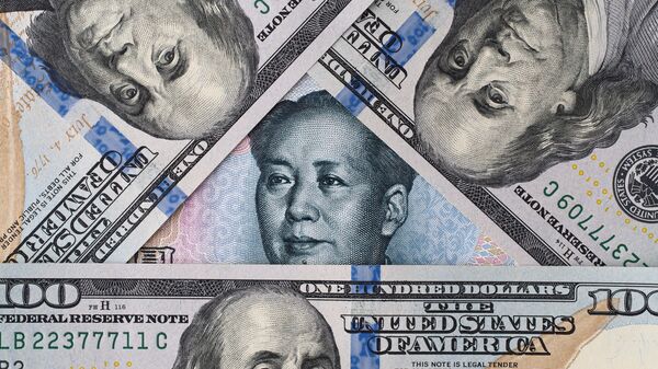 Банкноты долларов США и китайских юаней - اسپوتنیک ایران  