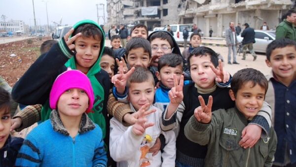 أطفال حلب - اسپوتنیک ایران  