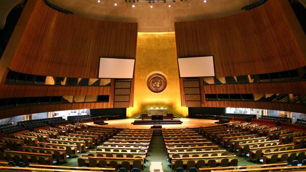 Зал Генеральной Ассамблеи ООН - اسپوتنیک ایران  