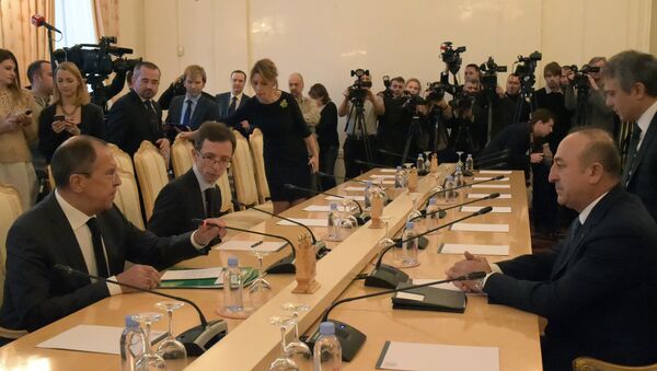 Встреча глав МИД России, Ирана и Турции - اسپوتنیک ایران  