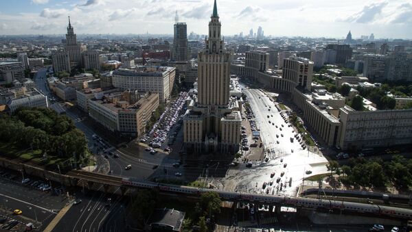 Виды Москвы с высоты птичьего полета - اسپوتنیک ایران  