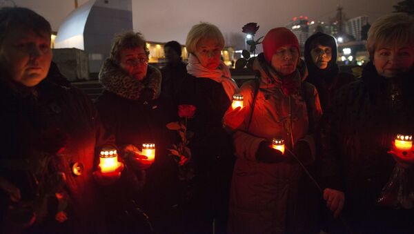 Акция памяти по погибшим в авиакатастрофе в Сочи - اسپوتنیک ایران  