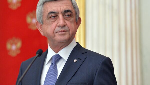 سرژ سرکسیان ، رئیس جمهور ارمنستان - اسپوتنیک ایران  