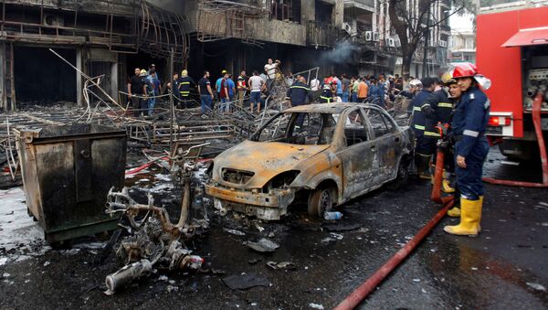 بيش از ٤٠ نفر در نتيجه ٣ انفجار در بغداد كشته شدند - اسپوتنیک ایران  