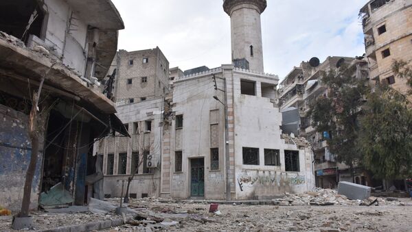 Разрушенные здания в освобожденном Алеппо - اسپوتنیک ایران  