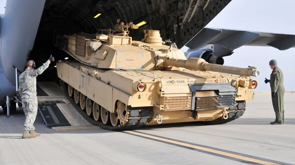 Американский танк M1A2 Abrams - اسپوتنیک ایران  
