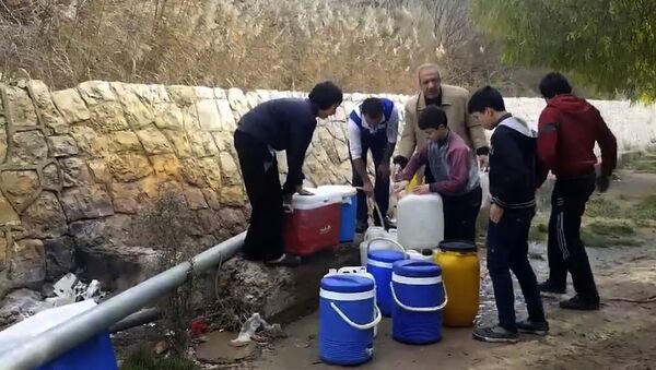 قطع آب آشامیدنی دمشق از سوی تروریست ها - اسپوتنیک ایران  