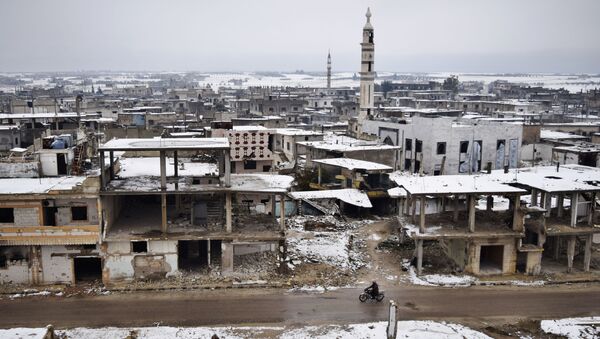 Сирийский город Хомс после снегопада  - اسپوتنیک ایران  