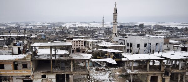 Сирийский город Хомс после снегопада  - اسپوتنیک ایران  