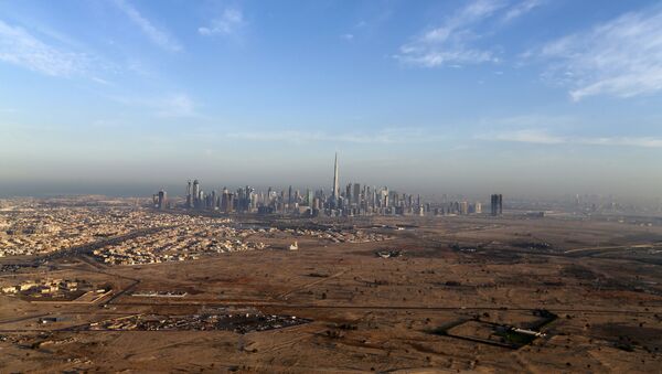 Вид на столицу Объединенных Арабских Эмиратов Дубай - اسپوتنیک ایران  