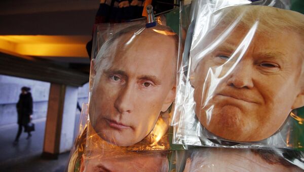 Putin- und Trump-Masken - اسپوتنیک ایران  