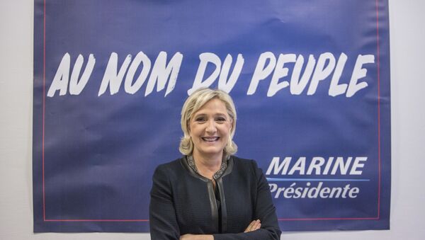 Лидер французской партии Национальный фронт Марин Ле Пен - اسپوتنیک ایران  