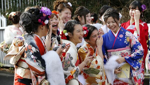 دختران ژاپنی - اسپوتنیک ایران  