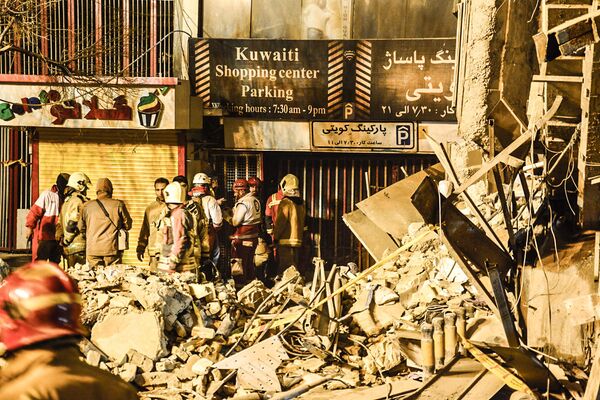 آتش نشان در محل حادثه - اسپوتنیک ایران  